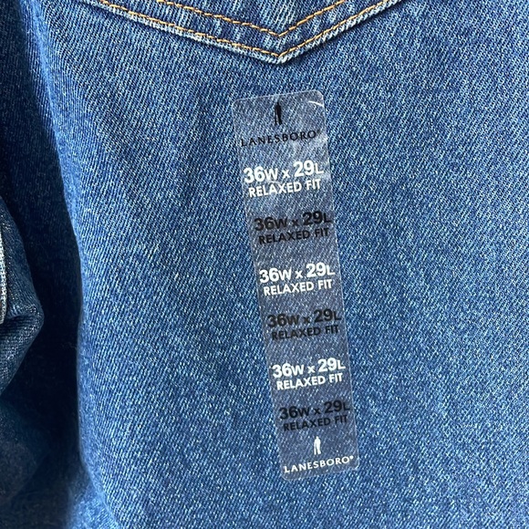 LANESBORO MENS JEANS RELAXED FITS STONEWASHED | Size - Picture 7 of 10